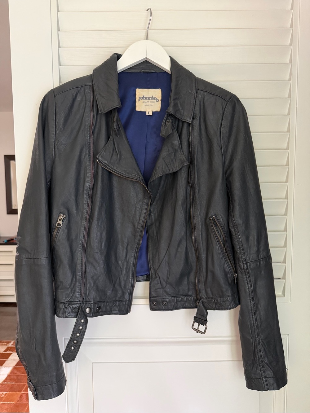 Johnnie B (Boden) moto jacket, genuine leather